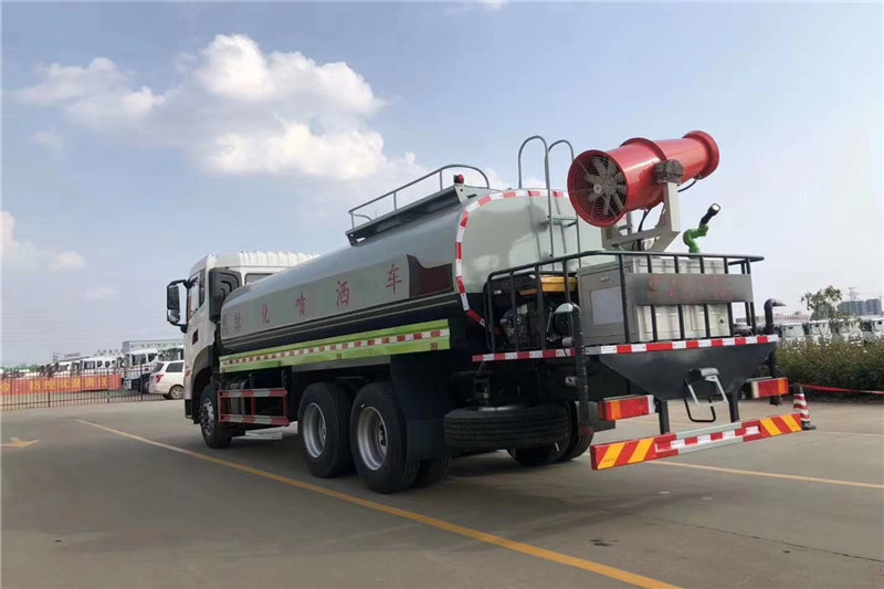 東風(fēng)天龍后八輪20噸噴霧車，國六綠化噴灑車